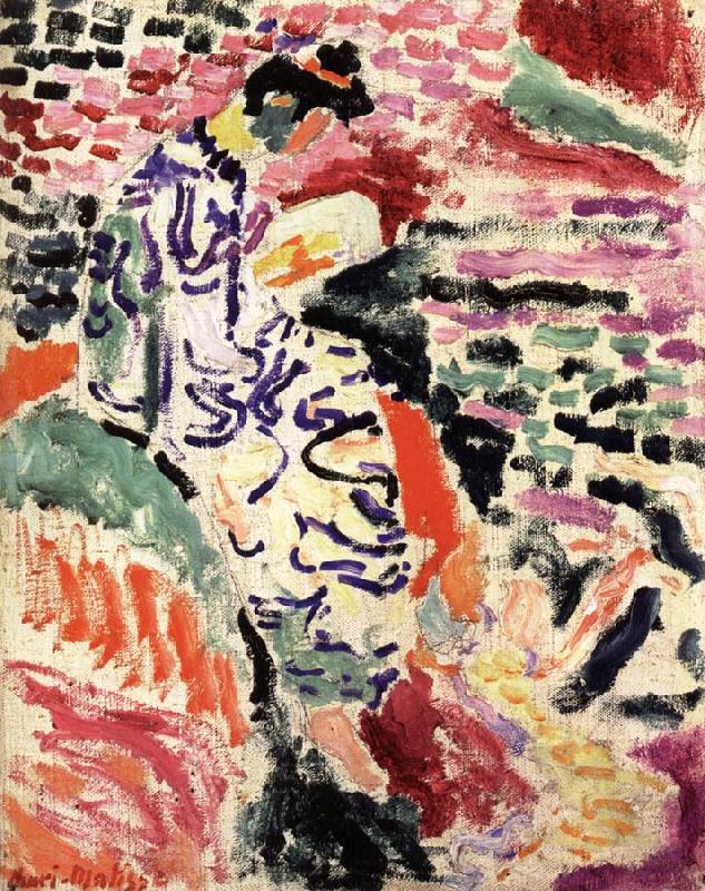 Henri Matisse Woman in a Japanese Robe china oil painting image